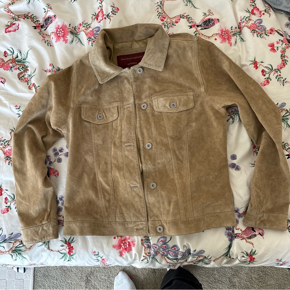 Tan Suede (washable) women’s jacket